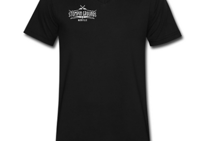 a person in a black shirt