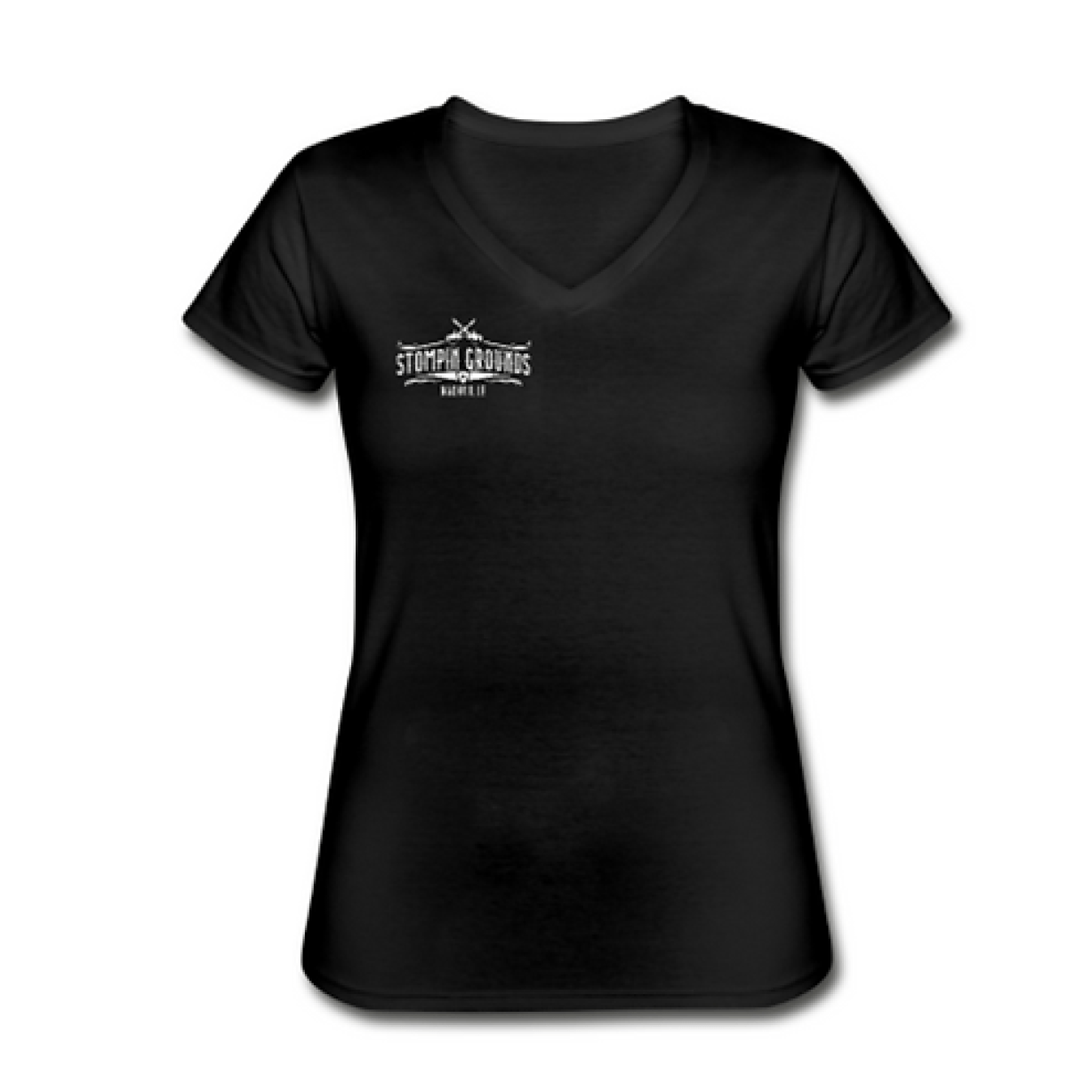 a person in a black shirt