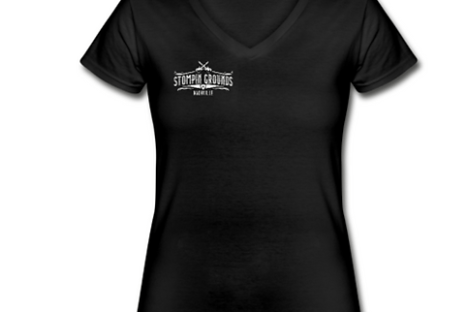 a person in a black shirt