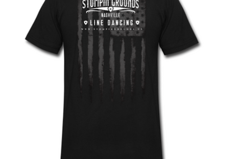 a person in a black shirt