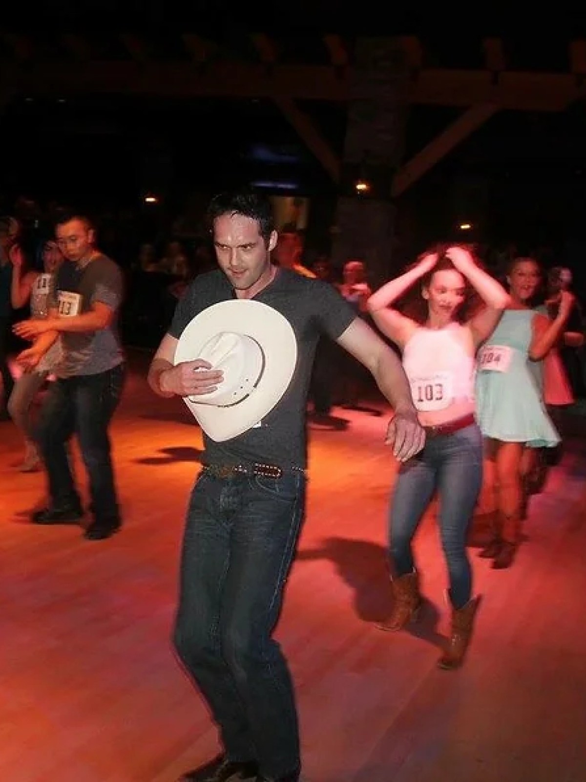 Patrick Tilp et al. playing a video game