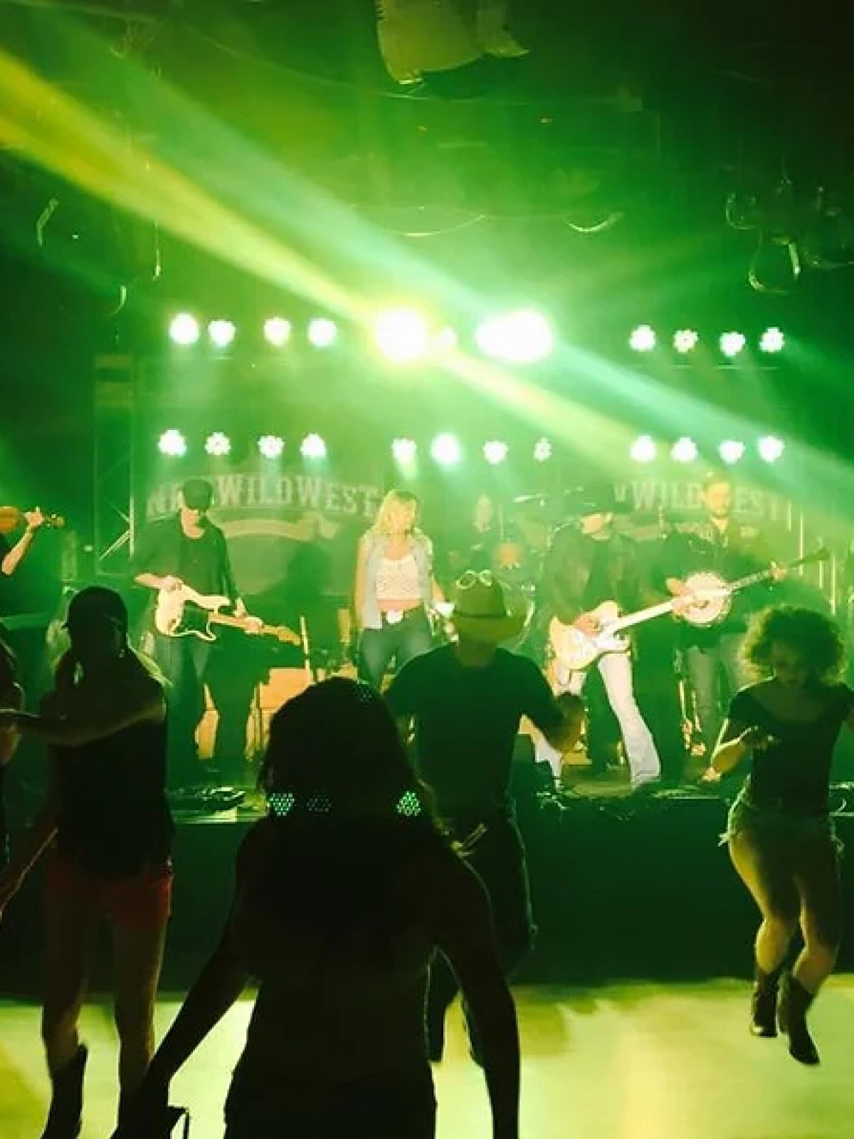 a group of people on a stage