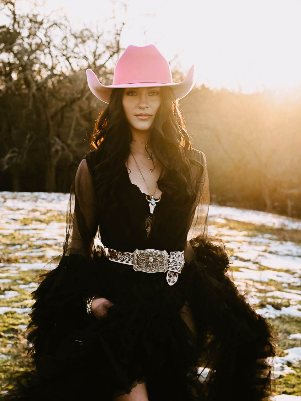 a woman wearing a hat