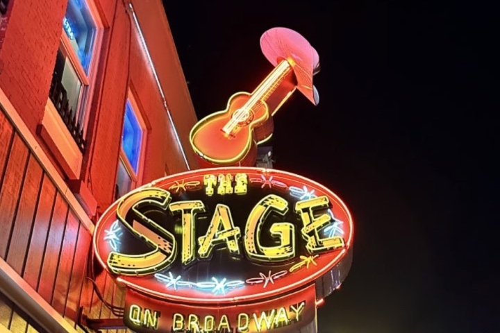a close up of a sign